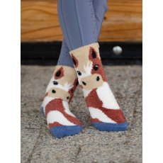 LeMieux Mini Fluffy Character Socks - Flash