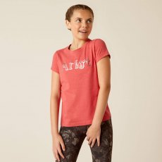 Ariat Youth Saddle T-Shirt - Baked Apple