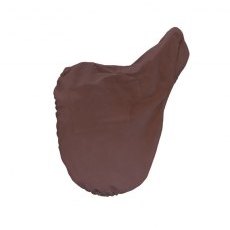 Kentucky Dressage Saddle Cover with Logo Plate – Brown Kentucky Dressage Saddle Cover with Logo Plate – Brown