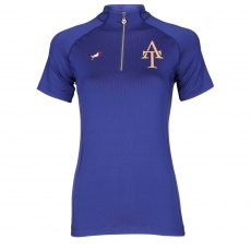 Shires Team Aubrion Short Sleeve Baselayer - Navy