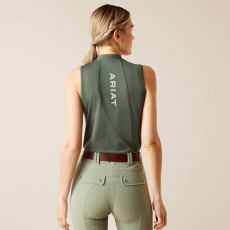 Ariat Hailey 1/4 Zip Sleeveless - Duck Green