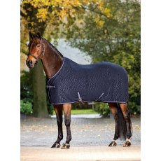 LeMieux Arika Monogram Fleece Rug - Navy