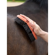 LeMieux Flexi Horse Hair Body Brush - Apricot