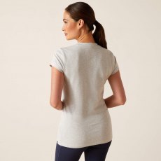 Ariat Saddle T-Shirt - Heather Grey