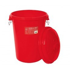 Red Gorilla 80L Bin with Clip Lid Red Gorilla 80L Bin with Clip Lid