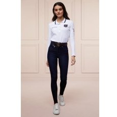 Holland Cooper Denim Thermal Full Grip Breeches - Dark Indigo Holland Cooper Denim Thermal Full Grip Breeches - Dark Indigo