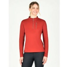 Weatherbeeta Reno Long Sleeve Top - Red Ochre