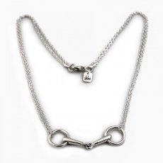 HiHo Silver Sterling Silver Racing Snaffles Necklace HiHo Silver Sterling Silver Racing Snaffles Necklace