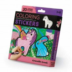 Hippychick Crocodile Creek Colouring Stickers - Unicorn Hippychick Crocodile Creek Colouring Stickers - Unicorn