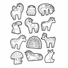 Hippychick Crocodile Creek Colouring Stickers - Unicorn Hippychick Crocodile Creek Colouring Stickers - Unicorn