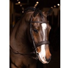 LeMieux Flat Hunter Bridle with Laced Reins LeMieux Flat Hunter Bridle with Laced Reins