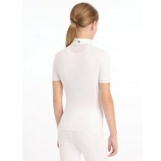 LeMieux Young Rider Belle Show Shirt - White LeMieux Young Rider Belle Show Shirt - White