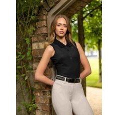 LeMieux Marissa Sleeveless Polo - Black LeMieux Marissa Sleeveless Polo - Black