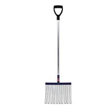 Red Gorilla Rubber Matting Fork - Long D Handle Red Gorilla Rubber Matting Fork - Long D Handle