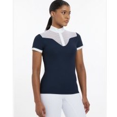 LeMieux Emily Short Sleeve Show Shirt - Navy
