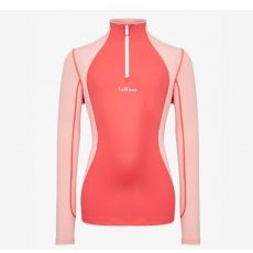 LeMieux Harlow Long Sleeve Base Layer - Coral Crush LeMieux Harlow Long Sleeve Base Layer - Coral Crush