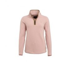 Holland Cooper Country Fleece Quarter Zip - Soft Pink Holland Cooper Country Fleece Quarter Zip - Soft Pink