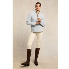 Holland Cooper Country Fleece Quarter Zip - Pale Blue Holland Cooper Country Fleece Quarter Zip - Pale Blue
