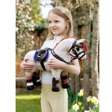LeMieux Toy Pony Jump Saddle & Stud Girth - Brown LeMieux Toy Pony Jump Saddle & Stud Girth - Brown