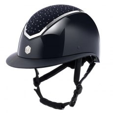 EQX Kylo Crystal Wide Peak - Navy Gloss/Silver