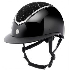 EQX Kylo Crystal Wide Peak - Black Gloss/Silver