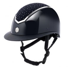EQX Kylo Crystal Wide Peak - Black Gloss/Silver