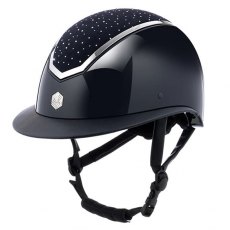 EQX Kylo Crystal Wide Peak - Navy Gloss/Silver