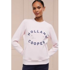 Holland Cooper Crystal Crew Neck Sweat - Blush