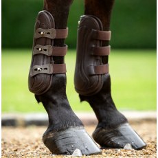 LeMieux Capella 3 Strap Tendon Boots - Brown