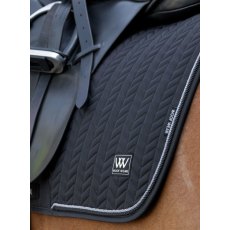 Woof Wear Herringbone Dressage Pad - Black
