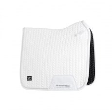 Woof Wear Herringbone Dressage Pad - White