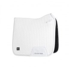 Woof Wear Herringbone Dressage Pad - White Woof Wear Herringbone Dressage Pad - White