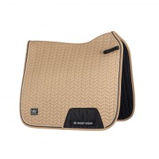 Woof Wear Herringbone Dressage Pad - Caramel