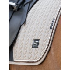 Woof Wear Herringbone Dressage Pad - Caramel