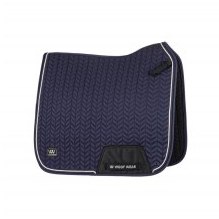 Woof Wear Herringbone Dressage Pad - Navy
