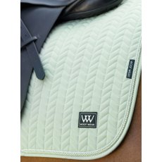 Woof Wear Herringbone Dressage Pad - Sage