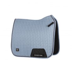 Woof Wear Herringbone Dressage Pad - Steel Blue
