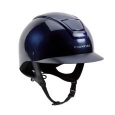 Champion Insight Peaked Helmet - Metallic Navy Champion Insight Peaked Helmet - Metallic Navy