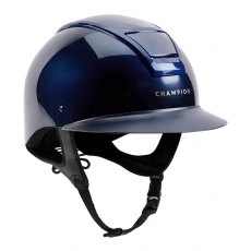 Champion Insight Wide Peaked Helmet - Metallic Navy