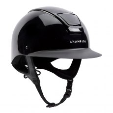 Champion Insight Wide Peaked Helmet - Metallic Black