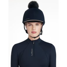 LeMieux Classique Pom Hat Silk - Navy