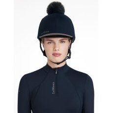 LeMieux Classique Pom Hat Silk - Navy
