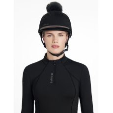 LeMieux Classique Pom Hat Silk - Black LeMieux Classique Pom Hat Silk - Black