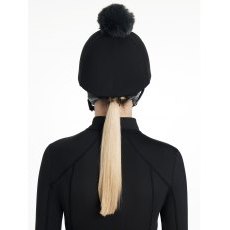 LeMieux Classique Pom Hat Silk - Black LeMieux Classique Pom Hat Silk - Black