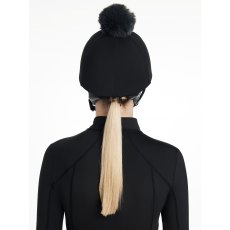 LeMieux Classique Pom Hat Silk - Black