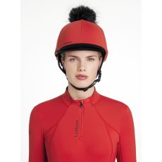 LeMieux Classique Pom Hat Silk - Chilli