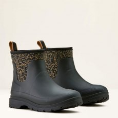 Ariat Kelmarsh Shortie - Black/Ocelot Print