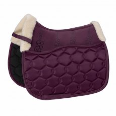 Eskadron Glossy Evo Wool Dressage Saddlecloth - Blackberry