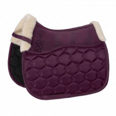 Eskadron Glossy Evo Wool Jump Saddlecloth - Blackberry