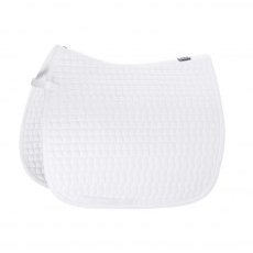 Eskadron Cotton Dressage Saddlecloth - White Eskadron Cotton Dressage Saddlecloth - White
